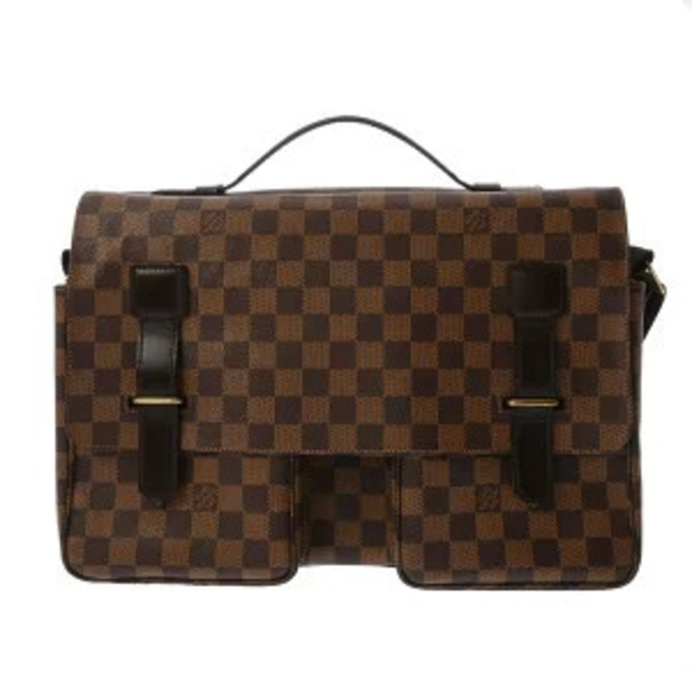 Louis Vuitton Damier Broadway Brown Canvas Shoulder Bag